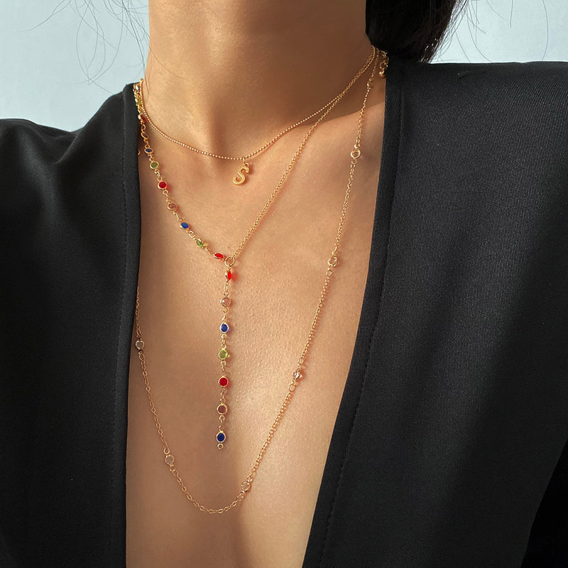 Handmade chain necklace female clavicle chain