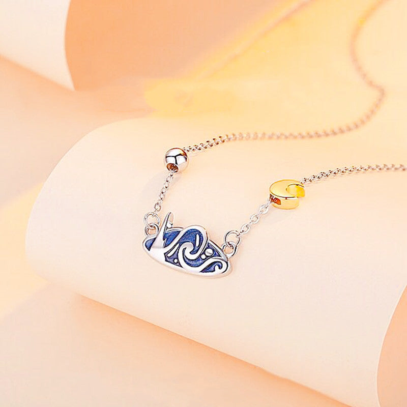 Golden Moon Clavicle Chain