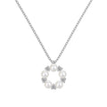 Women's Pearl Zircon Ring All-match Clavicle Chain