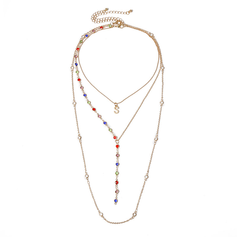 Handmade chain necklace female clavicle chain
