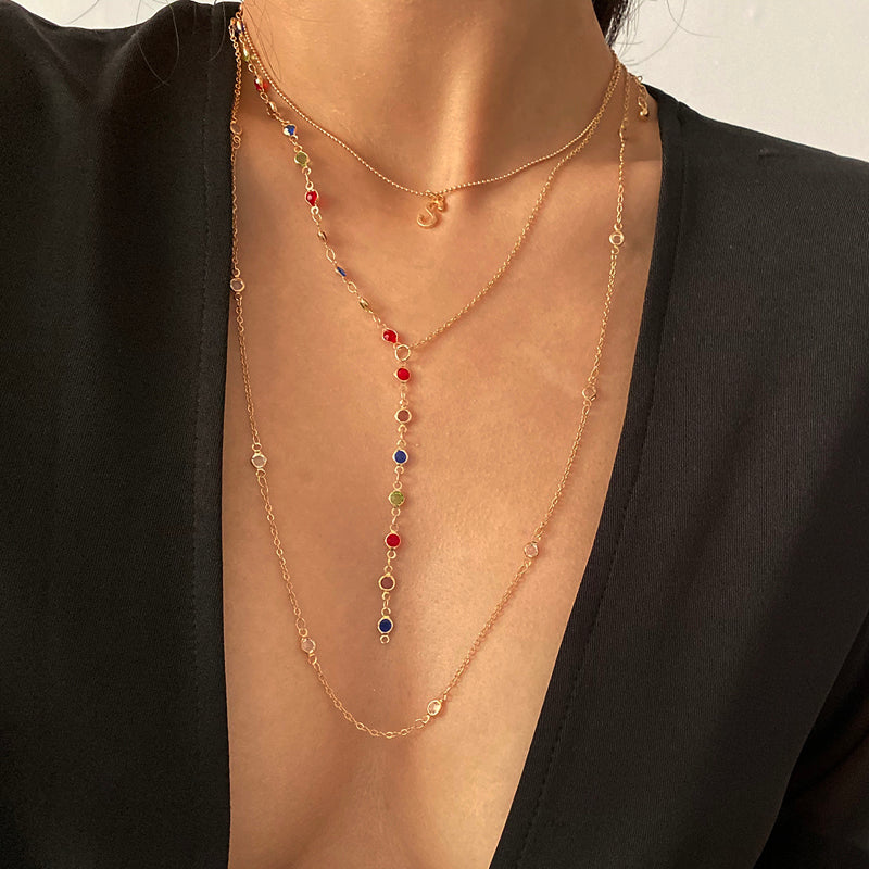 Handmade chain necklace female clavicle chain