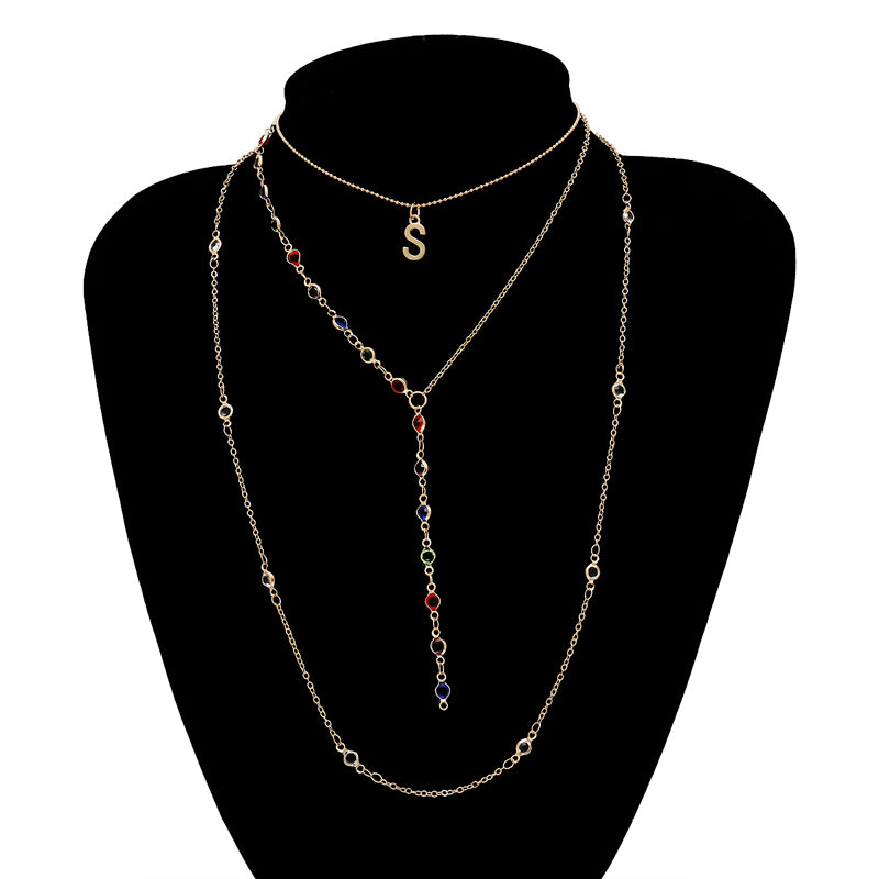 Handmade chain necklace female clavicle chain