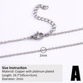 Copper-plated 18k Gold DIY Hip-hop All-match Chain Necklace